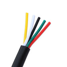 2464 Cable de envoltura de Cable de 5 núcleos 28,26,24,22,20,18AWG a través de la Línea de Control de señal de producción de extrusión de PVC con cobre de estaño de 10m 2024 - compra barato