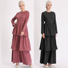Muslim Pleated Abaya Mubarak Niqab Cake Dress Cardigan Kimono Long Robe Gowns Tunic Jubah Middle East Ramadan Eid Arab Islamic 2024 - buy cheap