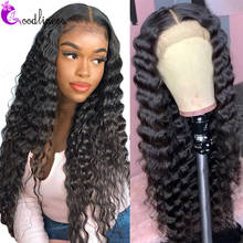 32 Inch Deepwave Frontal Wig Transparent Lace Frontal Wig Human Hair Wigs Deep Wave Brazilian Hd Frontal Wig 13x4 Lace Front Wig 2024 - buy cheap