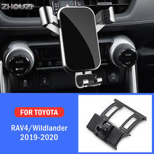 Suporte do telefone móvel carro para toyota rav4 wildlander 2019 2020 montagens especiais suporte gps gravidade navegação acessórios do carro 2024 - compre barato