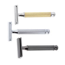 Classic Manual Safety Razors Double Edge Shaver for Men Daily Shaving, Zinc Alloy Shaving Razor, Comfortable Handle 2024 - buy cheap