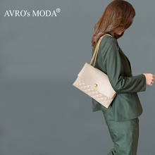 AVRO's MODA Fashion Luxury Genuine Leather Women Shoulder Handbag Ladies Designer Crossbody Retro Messenger Tote Flap Chain Bag 2024 - buy cheap