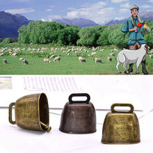 Copper Bells Cow Horse Sheep Grazing Large Metal Bell Loud Crisp Spread Farther Loud Prevent The Loss Dog Pets Decor Bell 2024 - buy cheap