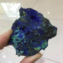 Especímenes minerales de azurita azul Natural, piedra de Mineral, cristal de malaquita, piedra rugosa 2024 - compra barato