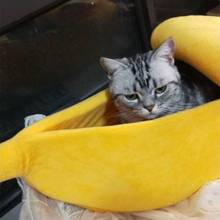 Dog Bed Banana Dog House Pet Cat House Sofa Pet Kennel Nest Warm Dog Sofas Cat Sleeping Bag 2024 - buy cheap