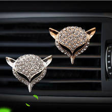 Diamond fox Crystal Clip Perfume Car Air Vent Perfume Auto Outlet Air Freshener Fragrance Auto Decors Car Aroma Diffuser 2024 - buy cheap