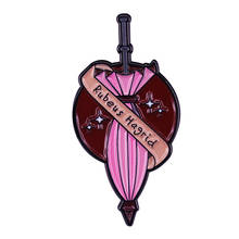 Hagrid Wizard Umbrella Enamel Pin Broken Wand Brooch This is my way of paying tribute to the gentle giant! 2024 - buy cheap