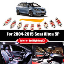 Kit de bombillas LED Canbus para Interior de Seat Altea 5P 5P1 5P5 5P8, sin errores, luz de techo, luz de matrícula de maletero, 13 Uds., 2004-2015 2024 - compra barato