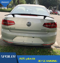For Volkswagen Passat B8 Spoiler 2017-2019 Passat B8 Spoiler ABS Material Car Rear Wing Primer Color Rear Spoiler 2024 - buy cheap