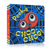 Peek-a Choo-Choo Guess Who I Am with Hole Board Book Toy Picture Book 3D Three-dimensional books Cultivate Kids Imagination 2024 - buy cheap