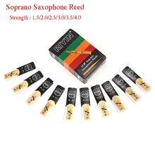 10pcs Saxophone Reed Set Bb Tone with Strength 1.5/2.0/2.5/3.0/3.5/4.0 for Soprano Sax Reed 2024 - buy cheap