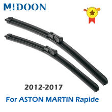 MIDOON Wiper Blades for ASTON MARTIN Rapide Fit Push Button Arms 2012 2013 2014 2015 2016 2017 2024 - buy cheap