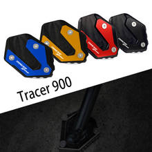 Soporte de pata de cabra para motocicleta YAMAHA TRACER 900/TRACER 900 GT 2014-2021 2020 2019, almohadilla de extensión de pie lateral, placa de soporte para agrandar 2024 - compra barato