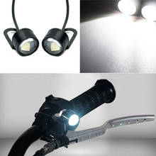 2X12V Motorcycle LED Spotlight Headlight Driving Front Light Fog Lamp Set Useful Motorcycle LED Spotlight Headlight 2024 - buy cheap
