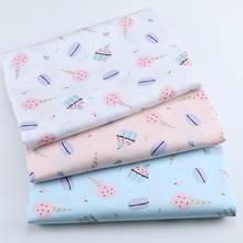 Ice Cream Cake Kids 100% Cotton Fabric,patchwork Cloth,diy Sewing Quilting Fat Quarters Material for Baby&child Fabric 2024 - buy cheap