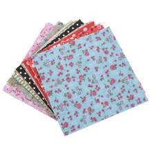 100Pcs 10x10cm Square Floral Cotton Fabric Patchwork Cloth For DIY Craft Sewing 2024 - buy cheap