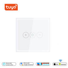 Interruptor de luz inteligente Wifi interruptor de pared táctil UE/EE. UU. Estándar Tuya APP Control remoto funciona con Amazon Alexa y asistente de Google 2024 - compra barato