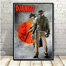 Pôster e impressões de filme clássico, quadros de parede vintage para decoração de sala de estar, de quentin tarantino django 2024 - compre barato