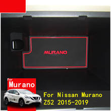 Para nissan murano z52 2015-2019 entalhe da porta tapete de borracha 3d tapete interior copo almofada sulco esteira lnanterior anti deslizamento estilo do carro 2024 - compre barato