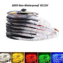 Tira de luces LED RGB SMD 3528, cinta No impermeable, DC12V, lámpara de rayas flexibles, controlador WIFI IR, 5M 2024 - compra barato