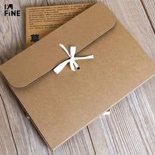 10pcs white/brown With Ribbon Scarf Box Envelope Gift Box Silk Packaging Bag Ribbon Gift Box Scarf Packaging 2024 - buy cheap