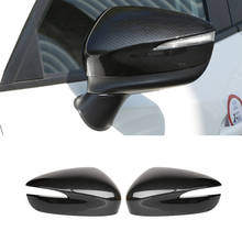 Carbon fiber Car Rear-view Mirror Covers Shell Rearview Mirror Edge Guards Cover For Mazda CX3 CX-3 2016 2017 2018 Accessories 2024 - buy cheap