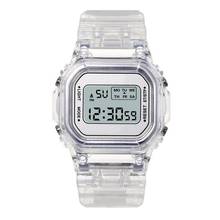 New LED Digital Waterproof Quartz Wrist Watch Dress Golden Wrist Watch Women Men Acrylic Watch Men Clock Relogio Erkek Kol Saati 2024 - buy cheap