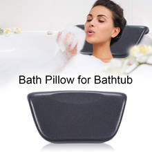 Almohada de baño para bañera con ventosas antideslizantes, almohada de Spa ergonómica, ayuda a apoyar la cabeza, espalda, hombros y cuello 2024 - compra barato