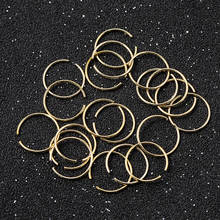 40 pcs Fashion Body Jewelry 9*0.6mm Colorful Stainless Steel Fake Nose Hoop Nose Ring Stud Punk Style Body Piercing Jewelry 2024 - buy cheap