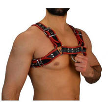 2021 Hot Sale Men's Sexy Costume Bondage ,Leather Chest Harness Belt, Gay Buckles Fetish Clubwear,Adults Sex Toys For Men 2024 - buy cheap