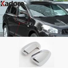 For Nissan Qashqai 2007 2008 2009 2010 2011 2012 2013 ABS Chromed Side Door Rearview Mirror Cover Trims Car Accessories 2024 - buy cheap