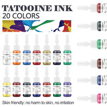20pcs/set Tattoo Ink Kits Long Lasting Tattoo Pigment Permanent Makeup Painting Set Eyebrow Body Art Tools For Tatto Supplies 2024 - buy cheap