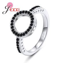 Simple Women Jewelry Round Circle Ring 925 Sterling Silver Hollow Finger Rings For Holiday Gifts Female/Lady/Girls 2024 - buy cheap