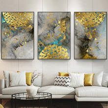 Golden Fish Bird Butterfly Group Abstract Poster Nordic Canvas Print Wall Art Painting Modern Picture for Living Room Decoration 2024 - buy cheap