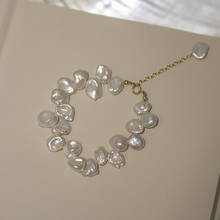 Lii Ji-pulsera de perlas estilo bohemio y barroco para mujer, brazalete de perlas de agua dulce, Plata de Ley 925 auténtica, regalo de joyería 2024 - compra barato