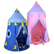 Tenda de mordedor para crianças, barraca infantil dobrável tipo castelo da princesa 2024 - compre barato
