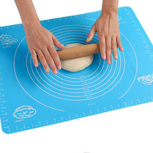 Silicone Baking Mat Pizza Dough Maker Utensils Bakeware Kneading Accessories Lot Pastry Kitchen Gadgets Cooking Tools 2024 - buy cheap