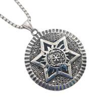 New Jewish Jewelry Magen Star of David Pendant Necklace 2 tone antique Stainless Steel Israel Antique Silve Necklace for Men 2024 - buy cheap