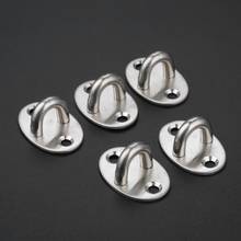 5Pcs Stainless Steel U-shaped Ceiling Mount Cabin Door Eye Latch Hook Base Hammock Hanging Chair Accessories 2024 - buy cheap