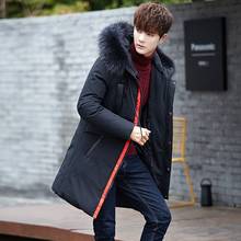 Big Fur Collar Winter Down Jacket Men Long Thick Korean Coat Men's Winter Jackets Parka Casaco Masculino Inverno KJ502 2024 - buy cheap