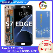 Новый 100% Оригинальный ЖК-дисплей для Samsung Galaxy S7 Edge G935 G935F Super AMOLED сенсорный экран дигитайзер в сборе для Samsung 2024 - купить недорого