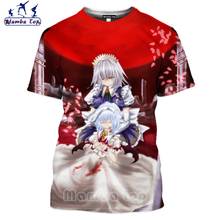 Mamba Top Touhou Project-Camiseta 3D para hombre y mujer, ropa bonita Hentai Yakumo Yukari, playera de Anime para chica, Bikini Sexy de Manga 2024 - compra barato