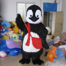 Disfraz de Mascota de pingüino negro, traje de fiesta de Cosplay, disfraces de fantasía, promoción publicitaria, Carnaval, Halloween, desfile, Animal 2024 - compra barato