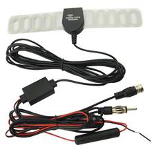 HiMISS Car TV Digital DVB-T 2in1 FM/Radio Antenna Amp Booster F Connector TV Vehicle Mounted Antenna 2024 - buy cheap