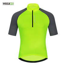 WOSAWE Cycling Jersey Mtb Bicycle Clothing Bike Wear Clothes Short Maillot Roupa Ropa De Ciclismo Hombre Verano bike jersey 2024 - buy cheap