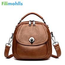 Women's Leather Handbag Female Lovely Small Crossbody Casual Shoulder Bags for Women Simple Messenger Purse Mochilas Mujer S2027 2024 - buy cheap