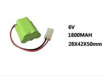 Free ship 6V AA 1800mah Ni-MH Battery Pack Rechargeable batteries nimh aa battery 2024 - buy cheap