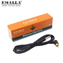 EMALLA-cable de Clip para tatuaje, conector RCA, 6,0 pies, calidad superior, silicona suave, para máquina de tatuaje rotativa 2024 - compra barato