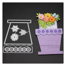 Scrapbook Metal Cutting Dies For Scrapbooking Stencils flower pot DIY Paper Album Cards Making Embossing Die Cut Cuts Cutter 2024 - buy cheap