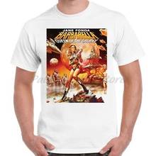 Barbarella-Camiseta de película de ciencia ficción para hombres, camisa blanca Retro de Jane Fonda de los años 60, talla grande 4XL 5XL, envío directo 2024 - compra barato